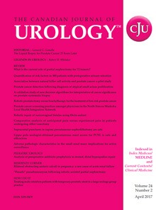 The Canadian Journal of Urology