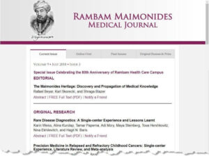 Rambam Maimonides Medical Journal